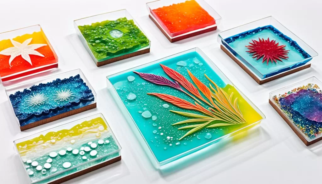 Creative possibilities with versatile clear resin for artists