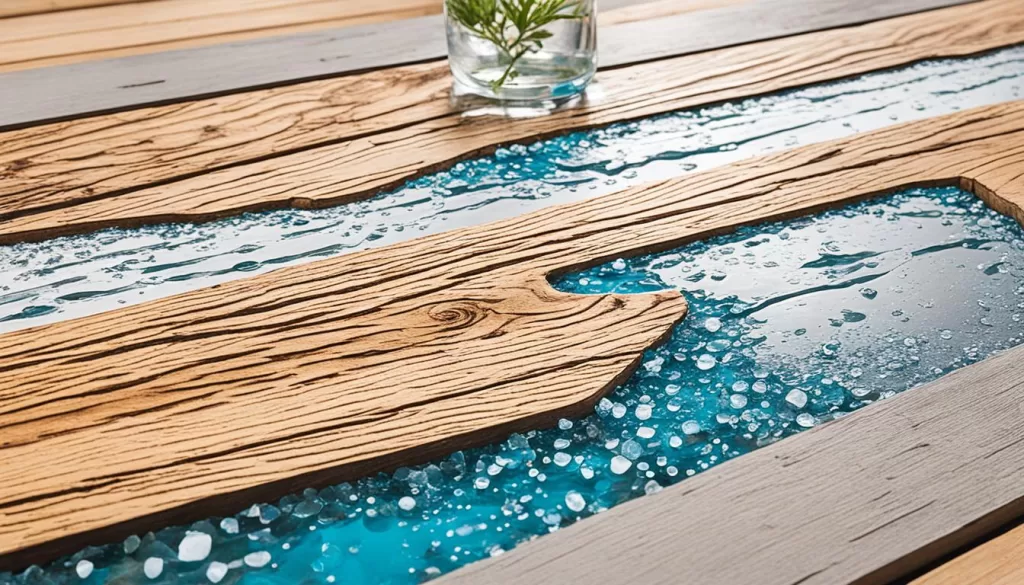 High-performing clear epoxy resin for indoor and outdoor use