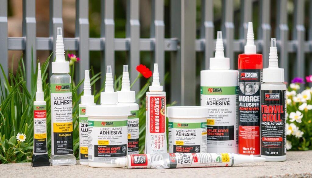 Types of Adhesives for Aluminum Fencing