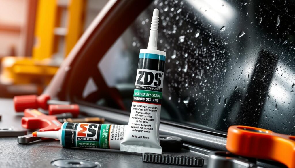 weather-resistant car window sealant