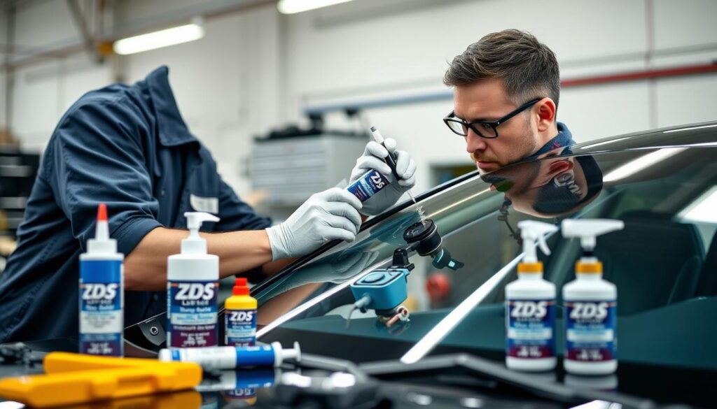 windshield adhesive installation