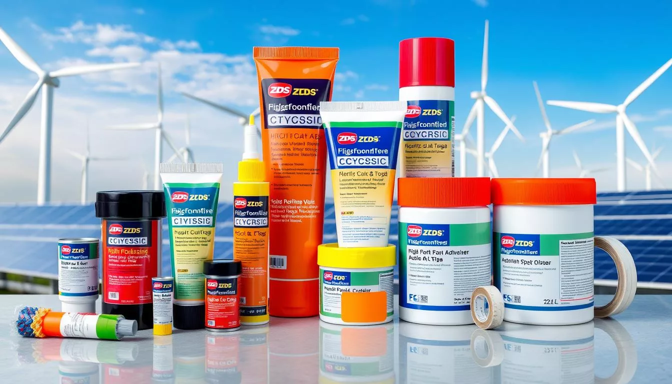 Adhesive products for energy industry