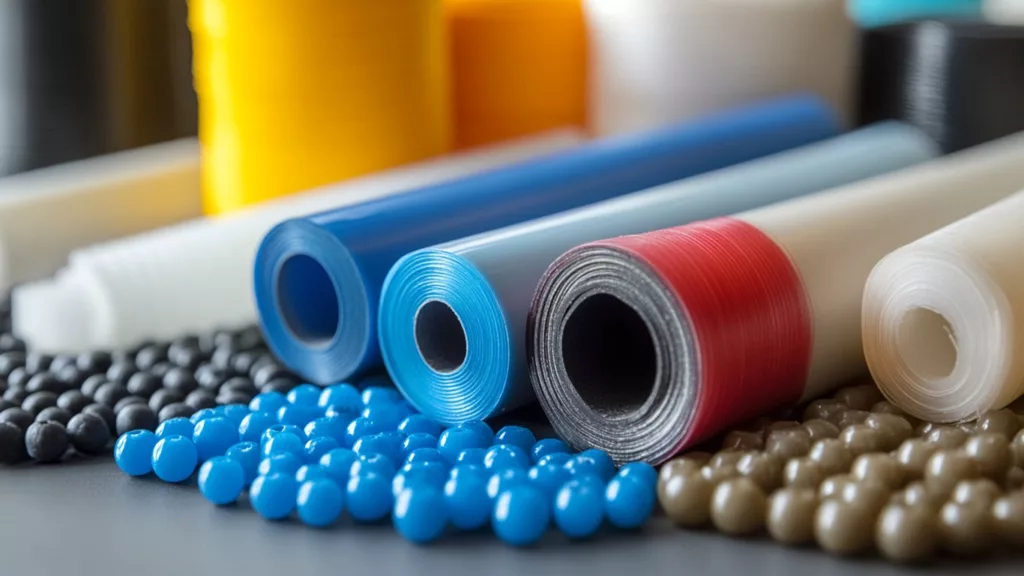 E-6000 adhesive tube with various materials bonded together showcasing its versatility