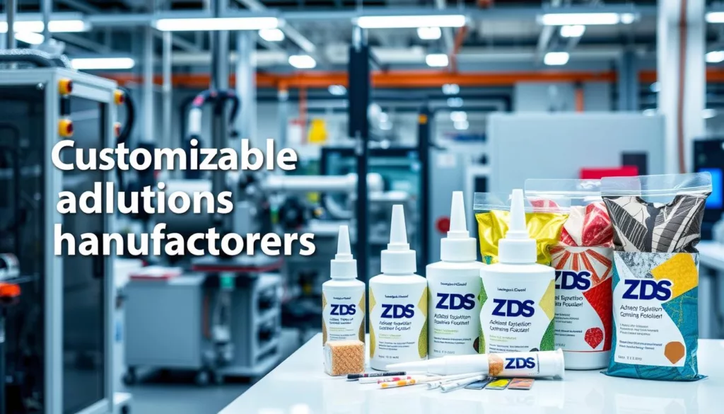 adhesive customization for manufacturers