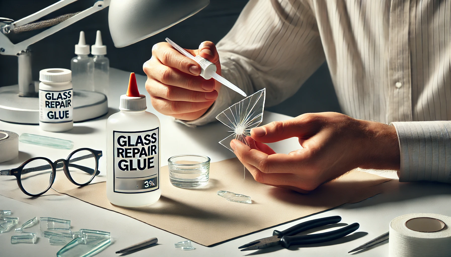 Best glue for glass repair featuring a seamless bond on a glass object