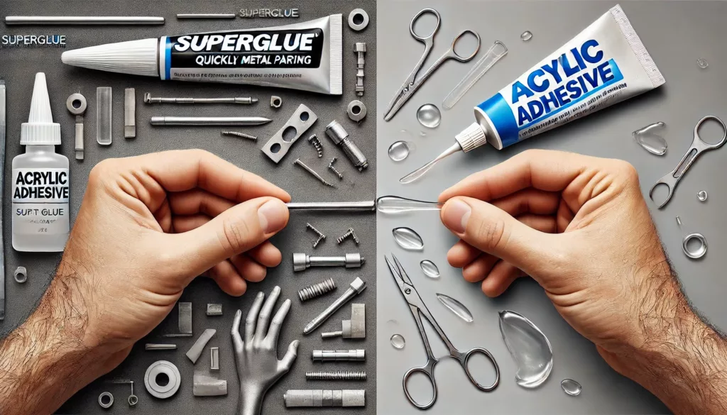 Superglue vs Acrylics: Understanding Adhesive Differences